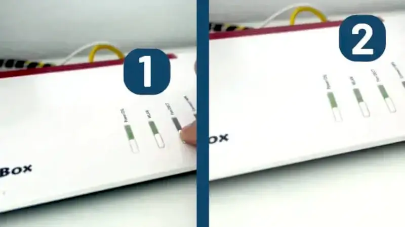 DECT Taste drücken